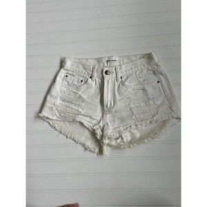 Billabong White Denim Shorts